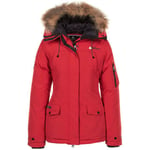 Parka Peak Mountain  Parka de ski avec vraie fourrure femme AKADOZ