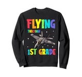 Flying Through 1st Grade Fighter Jet Back To School Sweatshirt