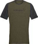 Norrøna Men's Fjørå Equaliser Lightweight T-Shirt  Olive Night, M