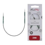 KnitPro Zing Circular Needle 25cm 3.00mm - 3pcs, Grün