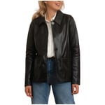 Blouson Oakwood  Veste en cuir femme  Ref 57908 0501 Noir