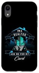 Coque pour iPhone XR T-shirt I'm A Realtor Ask Me For My Card pour Realtor