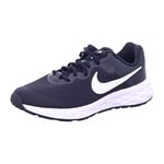 Nike NIKE REVOLUTION 6 NN (PSV), Tennis Shoe, black/white-dk smoke grey, 13 UK Child