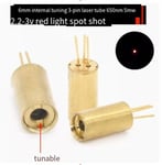 Diode laser à tête laser,ligne à point rouge,tube laser semi-conducteur en cuivre,diamètre extérieur 6mm,9mm,3V,5V,5mW - Type Style 10