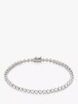 Monica Vinader Diamond Tennis Bracelet, Silver