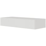 Veldio - Table console avec tiroir - 90 cm - suspendu - blanc - Selsey