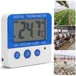 Digital Fridge Thermometer Large LCD Display Freezer Thermometer Indoor Outdoor