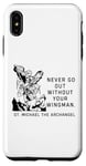 iPhone XS Max Never Go Out Without Your Wingman Christian Faith Case