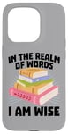 Coque pour iPhone 15 Pro Lecteur de livres pour enfants, bibliothèque, livres