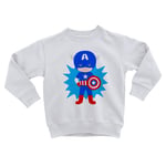 Sweatshirt Enfant Little Captain America Garcon Enfant Dessin Mignon Super Hero