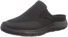 Skechers Homme Summits Vindicator Sneaker, Black Textile/Trim, 44 EU