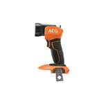 AEG - Lampe torche led 18V - tête pivotante 90° - 340 lumens - Sans batterie ni chargeur - BFL18-0 - Noir et orange