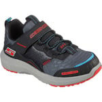 Skechers Boys Dynamic Tread Trainers Junior - Black Leather - Size UK 13 Kids