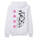 Squid Game Front Man Hoodie - White - XL - White