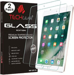 [2 Pack of] TECHGEARÂ® GLASS Edition fits New Apple iPad 9.7' (2018 / 2017) -