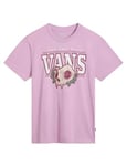 Vans Women's Catbob Skull BFF Tee-B T-Shirt, Purple, L