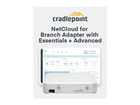 Cradlepoint W-Series 5G Wideband Adapter W1850-5Gb - Ruter - Wwan 2.5Gbe, Lte - 4G, 5G - Veggmonterbar - Med 5-Års Netcloud Branch 5G Adapter Essentials Plan And Advanced Plan