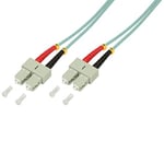 LogiLight Fibre Patch Cable (50/125µ oM3 Duplex SC/SC 1 m