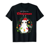 Star Wars The Last Jedi Porg All I Want For Christmas Text T-Shirt