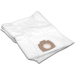 5x Sacs compatible avec Makita VC2012L, VC2000L aspirateur - microfibre non tissée, 57cm x 41,5cm blanc - Vhbw