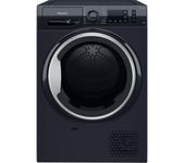 HOTPOINT Crease Care NT M11 92BSK UK 9 kg Heat Pump Tumble Dryer - Black, Black