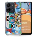 Cokitec Coque Renforcée pour Xiaomi Redmi 13C 4G Manga One Piece Sunny