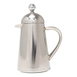 La Cafetière Havana Stainless Steel Double Walled Cafetière, Eight Cup, Gift Boxed, Silver