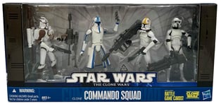 Star Wars Clone Trooper Commando Squad Bataille Pack Hasbro 2010 New Rex Pilot