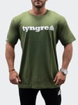 Tyngre T-Shirt Loose Fit Logo Mens Army XL, Träningskläder