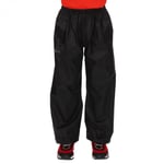 Regatta Boys Kids Stormbreak Lightweight and Waterproof Trousers - Black - Size 11-12Y