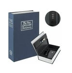 Book Safe with Combination Lock Portable Hidden Safe Book Money Hiding Box