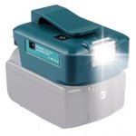 Powerbank-adapter för Makita 14,4-18V m/ LED-ljus och USB-C