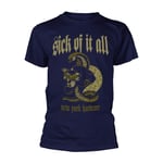 SICK OF IT ALL - PANTHER (NAVY) BLUE T-Shirt Medium