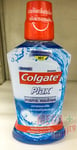 Mouthwash Colgate Plax Tartar Control Alcohol Free 10x Longer cool fresh 500 ml