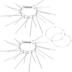 2x Répulsif Pour Les Martres/Protection Contre Fouine Pour Les Tuyaux De Descente-Gardez Les Fouines À L'écart +Plus : Fil De Fer Barbelé.[W265]