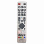 Shw/rmc/0133 Fjärrkontroll för Sharp Aquos Voice TV 40bl2ea 2020