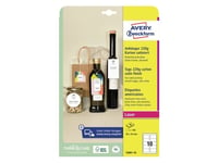 Avery-Zweckform T2001-10 Etiketter (A4) 90 X 50 Mm Kartong Ultravit 100 St Ej Självhäftande #####Anhänger-Etiketten