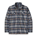 Patagonia M's L/S Organic Cotton MW Fjord FlannelShirt Fields New Navy