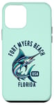 Coque pour iPhone 12 mini Fort Myers Beach Floride USA Fishing Design