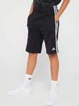 adidas Sportswear Junior Essentials Chelsea Shorts - Black/White, Black/White, Size 11-12 Years