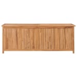 Coffre d'extérieur - AYNEFY Boîte de rangement de jardin 150x50x58 cm Bois de teck solide