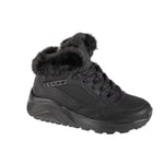 Skechers Uno Lite Comfurt Collar Ankle Boot, Black, 5.5 UK Child