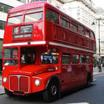 Routemaster Red Bus, London, Greeting Sound Card By Really Wild Cards