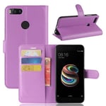 Xiaomi Mi A1 Pu Wallet Case [Purple]