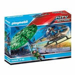 Playset  City Action Police helicopter: Parachute Chase Playmobil 70569 [19 p