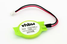 vhbw batterie BIOS compatible avec MSI Wind U110, U120, 9S7-N01152-439 ordinateur portable Notebook (200mAh, 3V, Li-Ion)