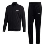 adidas Mts Lin Tric Tracksuit - Top: Black Bottom: Black, M