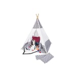 Rootz Tipi Jakara Tält - Play Tent - Kids Teepee - Window Feature - 120cm x 120 cm x 155 cm