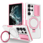 Samsung Galaxy S22 Ultra      Magsafe Sliding Cover Case    PinkWhite