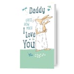 Daddy Birthday Card Guess How Much I Love You Birthday Card Bunny Card For Him